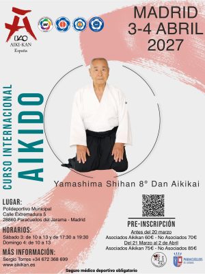 Curso Yamashima abril 2027 madrid