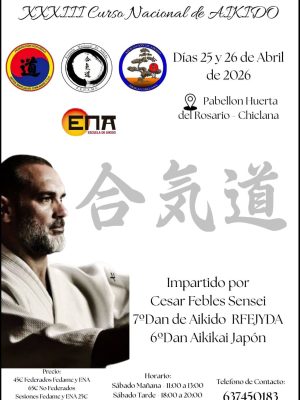 curso nacional aikido Cesar Febles Cadiz 2026